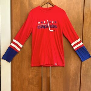 Men’s MAJESTIC Washington Capitals, long sleeve T-shirt, size S
